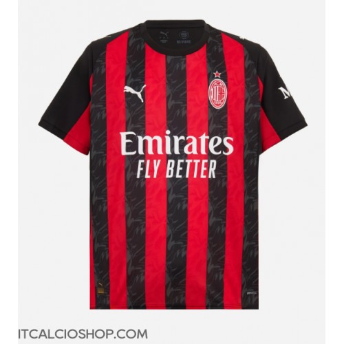 AC Milan Rafael Leao #10 Prima Maglia 2025-26 Manica Corta
